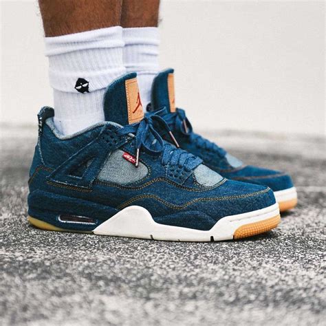 lv jordan 4 blue|jordan 4 retro levi's denim.